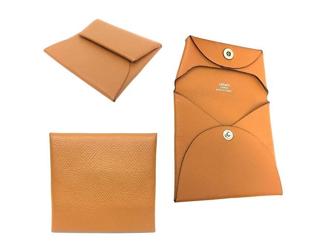 Monedero Bastia de Hermès Camello - vista 2