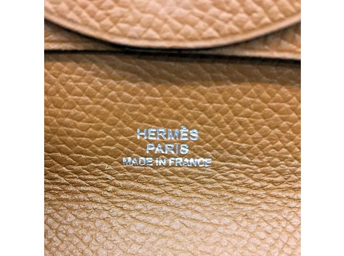 Monedero Bastia de Hermès Camello - vista 3