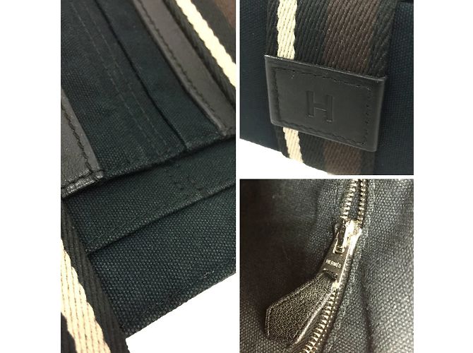 Hermès Troca Horizontal PM Tote Bag Schwarz - Ansicht 3