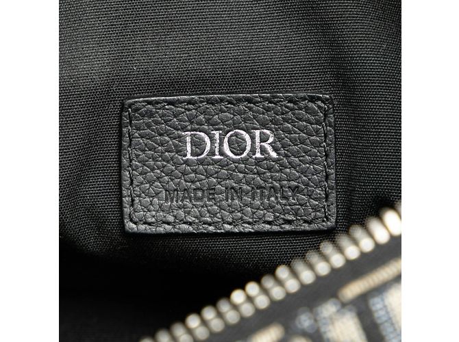 Borsa Saddle Dior Oblique di Christian Dior Beige Blu navy - vista 10