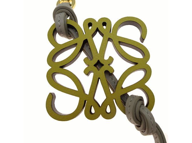 Charm in pelle Loewe Marrone Giallo - vista 2