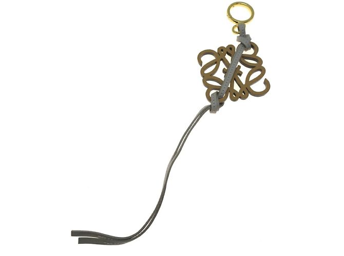 Charm in pelle Loewe Marrone Giallo - vista 3