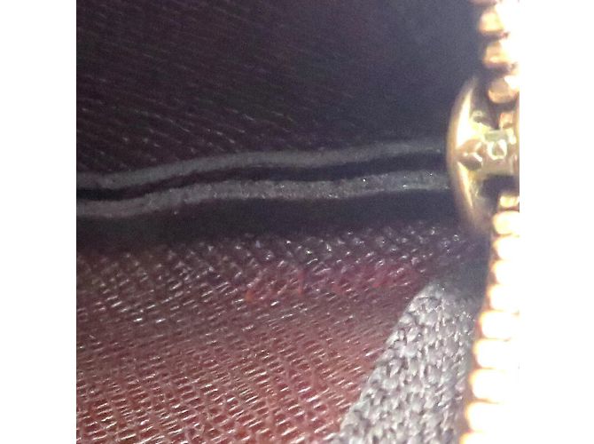 Portachiavi Pochette Cle Damier Louis Vuitton Marrone Damier ebene - vista 8