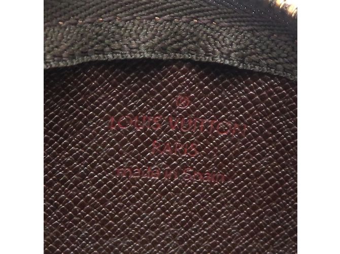 Portachiavi Pochette Cle Damier Louis Vuitton Marrone Damier ebene - vista 9