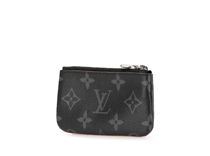 Pochette Clé Reverse Monogram Eclipse di Louis Vuitton Marrone Nero - vista 2