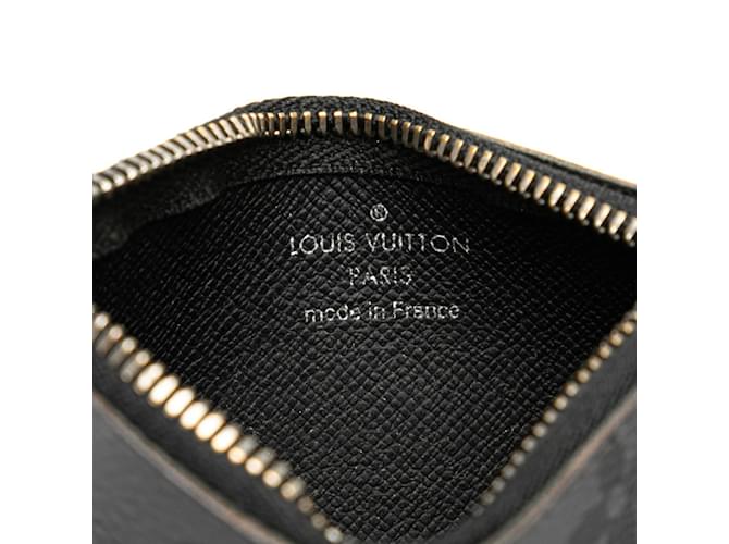 Pochette Clé Reverse Monogram Eclipse di Louis Vuitton Marrone Nero - vista 6