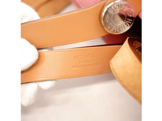 Hermès Cabag PM Handtasche Pink - Ansicht 5