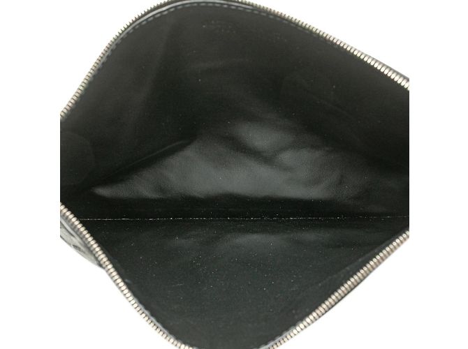 Clutch in pelle nera Bottega Veneta Nero - vista 4