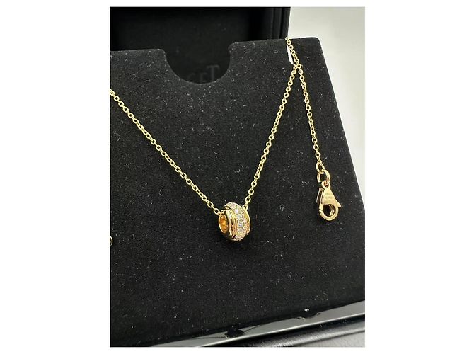 Piaget Diamant Halskette Goldfarben Golden - Ansicht 7