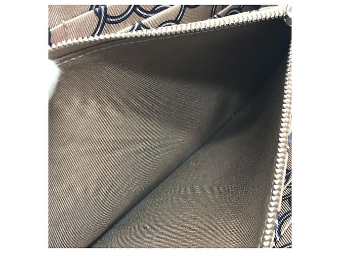 Cartera larga con cremallera redonda Azap de seda Hermès Rosa - vista 14