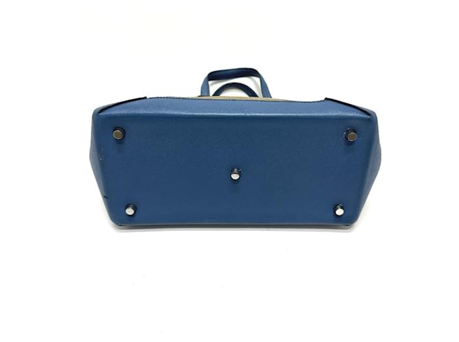 Hermès Borsa Hermes Maxi Box Cabas 30 Blu - vista 3