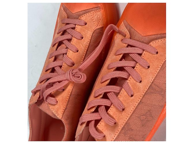 Sneakers Monogram Tattoo Line di Louis Vuitton Arancione - vista 14
