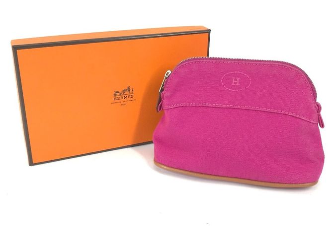 Pochette per il trucco Mini Bolide Hermès Rosa - vista 14