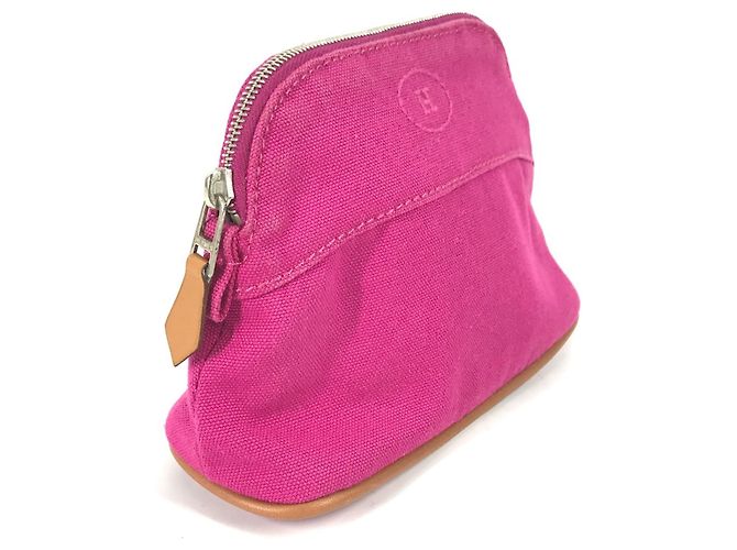 Pochette per il trucco Mini Bolide Hermès Rosa - vista 4