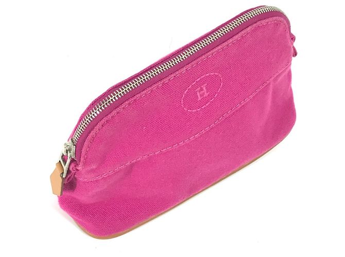 Pochette per il trucco Mini Bolide Hermès Rosa - vista 9
