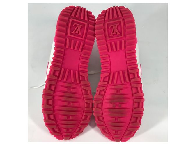 Sneakers basse Runaway di Louis Vuitton Rosa Bianco - vista 10