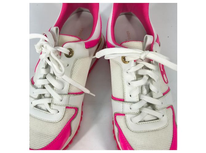 Sneakers basse Runaway di Louis Vuitton Rosa Bianco - vista 4