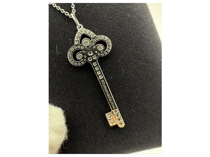 Collana Tiffany & Co in diamante PT950 - vista 2
