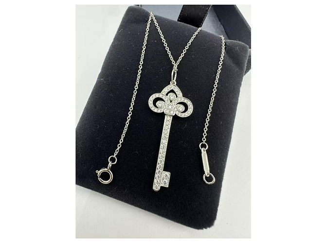 Collana Tiffany & Co in diamante PT950 - vista 4