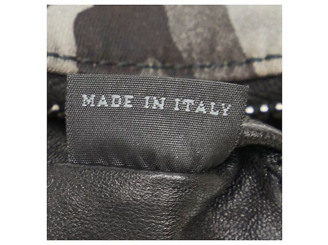 Porta-moedas de camuflagem Prada Marrom Preto - vista 10
