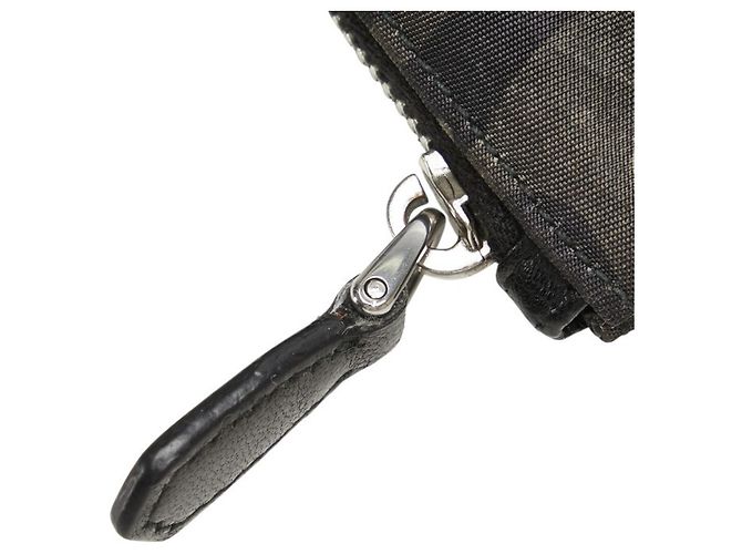 Porta-moedas de camuflagem Prada Marrom Preto - vista 4