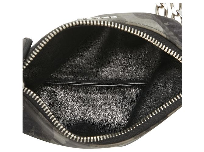 Porta-moedas de camuflagem Prada Marrom Preto - vista 6