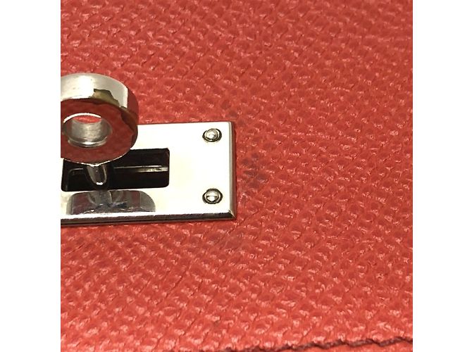 Cartera Kelly Flag Long Epsom en Rosa de Hermès - vista 10