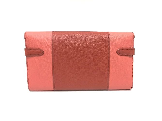Cartera Kelly Flag Long Epsom en Rosa de Hermès - vista 2