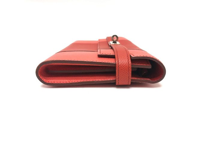 Cartera Kelly Flag Long Epsom en Rosa de Hermès - vista 3