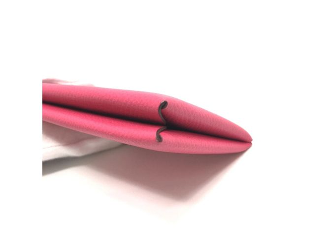 Estuche de tarjetas de visita bifold Calvi de Hermès Rosa - vista 3