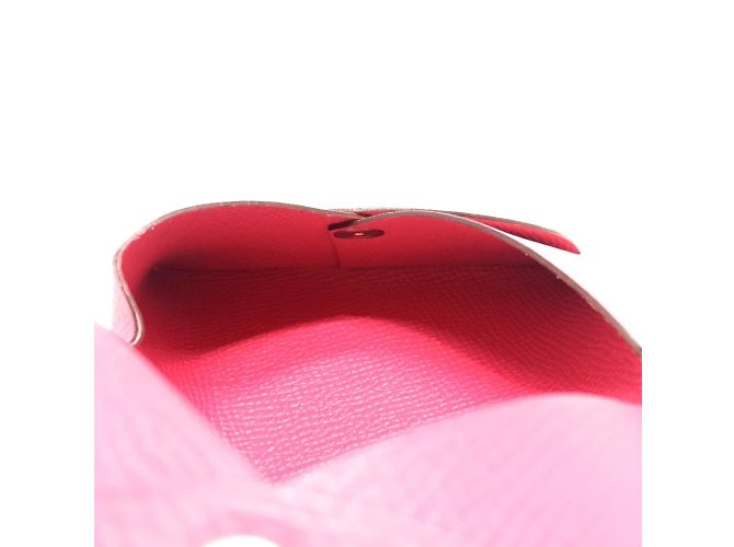 Estuche de tarjetas de visita bifold Calvi de Hermès Rosa - vista 8