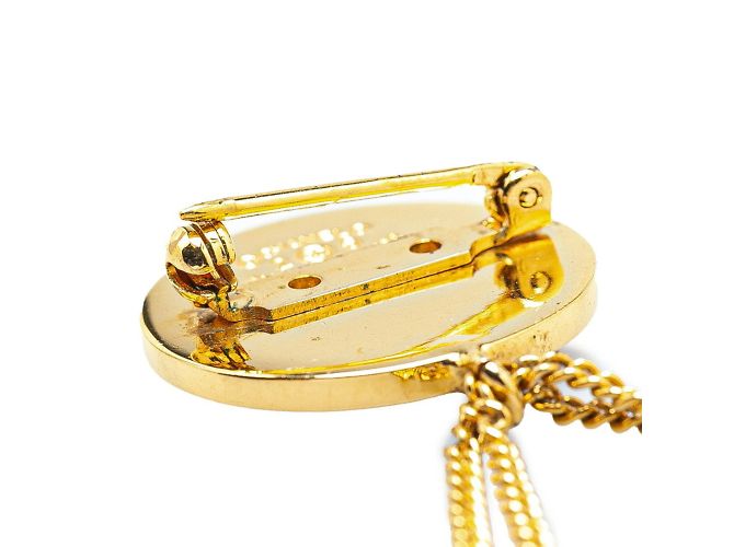 Chanel 31 Rue Cambon Coco Mark Matelassé Brosche Golden - Ansicht 3