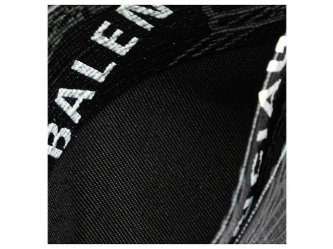 Balenciaga Logo Card Case Black White - view 8
