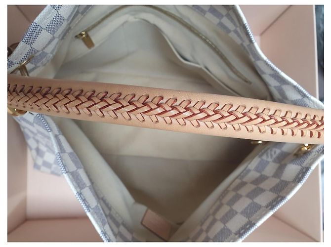 Louis Vuitton Artsy MM Azur Canvas Bianco - vista 7