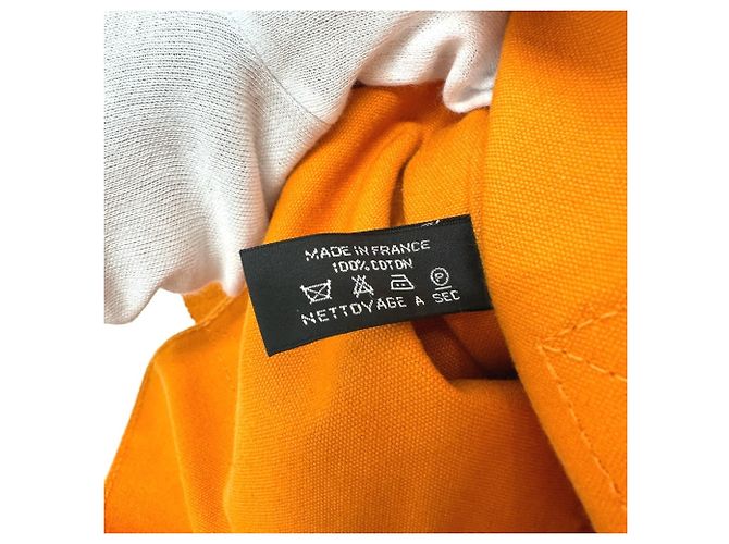 Borsa Tote Hawaii Foule di Hermès Arancione - vista 11
