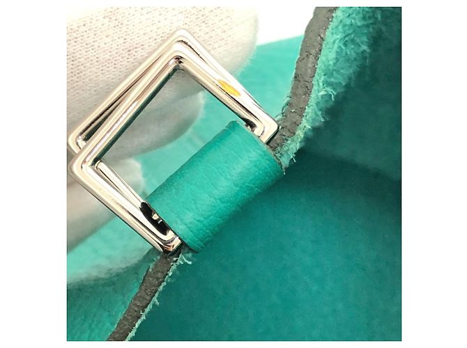 Hermès Picotin Lock Eclat MM 22 Handtasche Grün - Ansicht 14