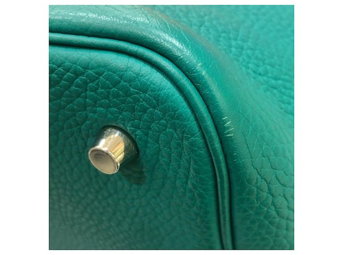 Hermès Picotin Lock Eclat MM 22 Handtasche Grün - Ansicht 16