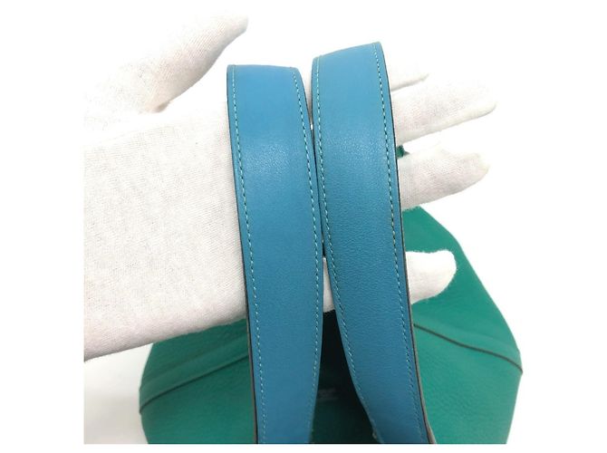 Hermès Picotin Lock Eclat MM 22 Handtasche Grün - Ansicht 7