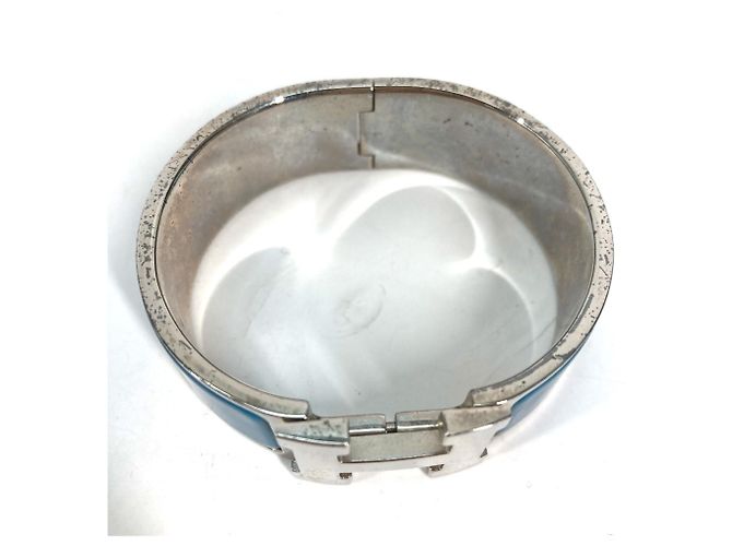 Clic H Bracciale Clic Charm di Hermès Argento Blu - vista 3