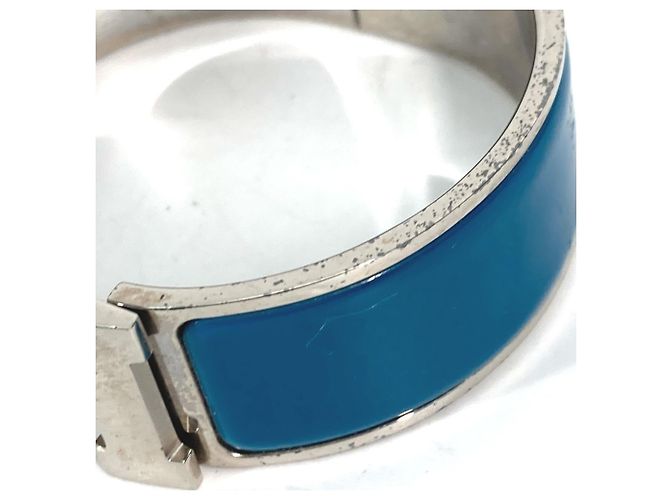 Clic H Bracciale Clic Charm di Hermès Argento Blu - vista 9