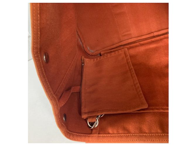 Hermès Valparaiso MM Tote Bag mit Pouch Orange - Ansicht 13