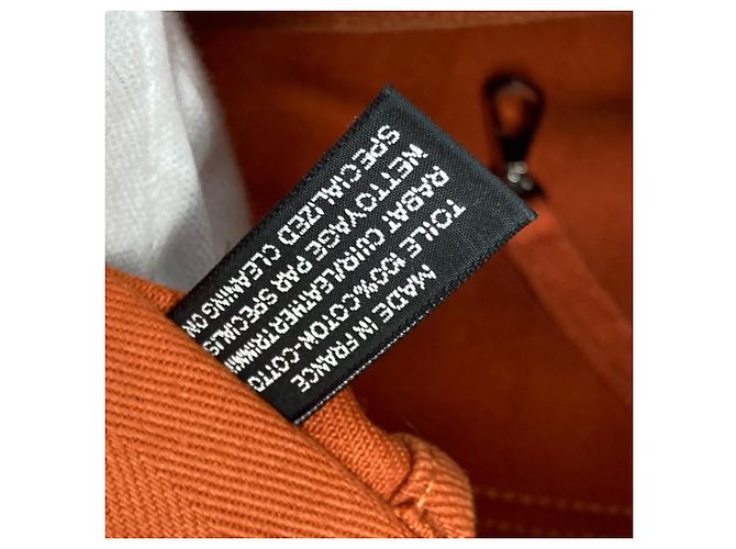 Hermès Valparaiso MM Tote Bag mit Pouch Orange - Ansicht 18