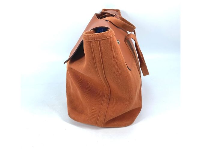 Hermès Valparaiso MM Tote Bag mit Pouch Orange - Ansicht 3