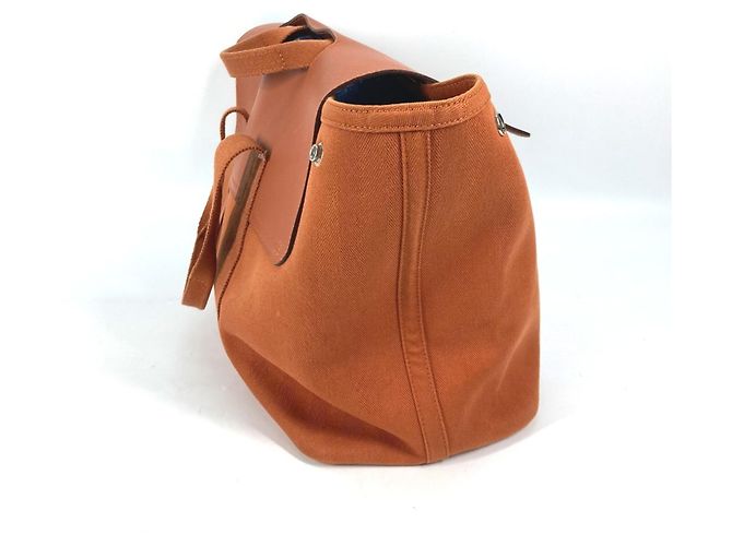 Hermès Valparaiso MM Tote Bag mit Pouch Orange - Ansicht 4