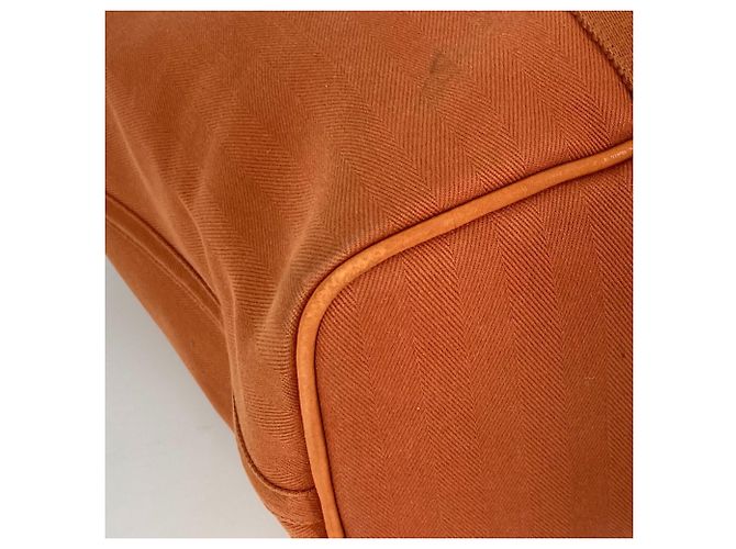 Hermès Valparaiso MM Tote Bag mit Pouch Orange - Ansicht 8
