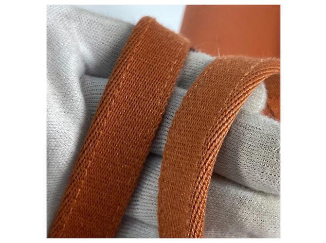 Hermès Valparaiso MM Tote Bag mit Pouch Orange - Ansicht 9