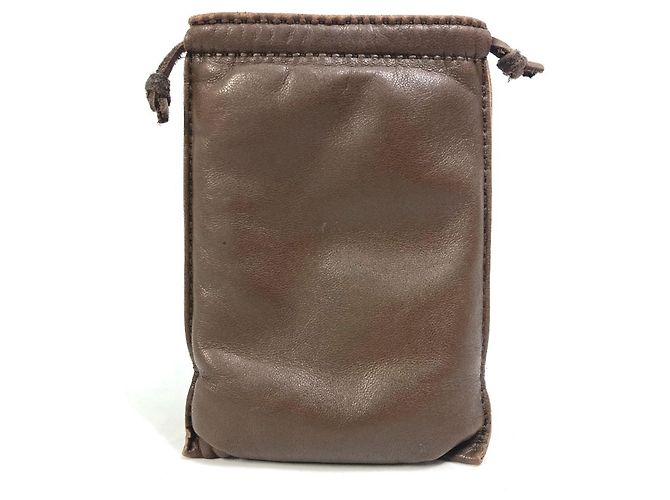 Pochette Pillow PM Hermès Bolsa con cordón Castaño Naranja - vista 2