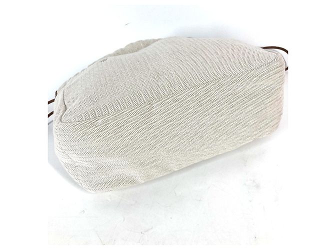 Hermès Fourby 25 Bag-in-Bag Tasche Beige Dunkelbraun - Ansicht 2