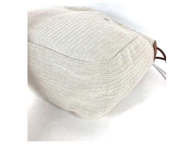Hermès Fourby 25 Bag-in-Bag Tasche Beige Dunkelbraun - Ansicht 3