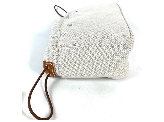 Hermès Fourby 25 Bag-in-Bag Tasche Beige Dunkelbraun - Ansicht 5